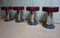 Vintage Belgian Art Deco Style Bar Stools from Frava, 1950s, Set of 4 1