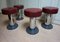 Vintage Belgian Art Deco Style Bar Stools from Frava, 1950s, Set of 4 2