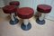 Vintage Belgian Art Deco Style Bar Stools from Frava, 1950s, Set of 4 4