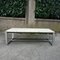Rectangular Coffee Table in Travertine, Aluminum and Glass, France, 1970s 3