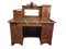 Neoclassical Desk with Floral Carving and Marble Plate 1