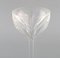 Art Deco French Red Wine Glasses in Clear Crystal Glass, Set of 2, Image 3