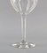 Art Deco French Red Wine Glasses in Clear Crystal Glass, Set of 2 5