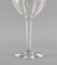 Art Deco French Red Wine Glasses in Clear Crystal Glass, Set of 2, Image 5