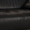 Schwarzes 6300 Drei-Sitzer Ledersofa von Rolf Benz 3