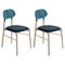 Upholstered Beech Bokken Chairs from Colé Italia, Set of 2 1