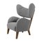 Grey Smoked Oak Raf Simons Vidar 3 My Own Chair Lounge Chair by Lassen, Set of 2, Image 2
