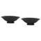 Black Porcelain Helice Bowl by Studio Cúze, Set of 2 1