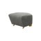 Grey Natural Oak Hallingdal the Tired Man Footstool from by Lassen 2