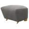 Grey Natural Oak Hallingdal the Tired Man Footstool from by Lassen 1