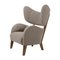 Beige Smoked Oak Raf Simons Vidar 3 My Own Chair Lounge Chair from by Lassen, Set of 4, Image 2