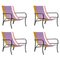 Dorado Maraca Lounge Chair by Sebastian Herkner, Set of 4 1