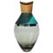 Small Light Blue and Copper Patina India Vessel I by Pia Wüstenberg, Image 1