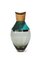 Small Light Blue and Copper Patina India Vessel I by Pia Wüstenberg 2