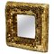 Goldfarbener runder Spiegel von Davide Medri 1