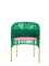 Green Caribe Dining Chair by Sebastian Herkner, Set of 4 3