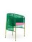 Green Caribe Dining Chair by Sebastian Herkner, Set of 4 2