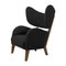 Fauteuil Raf Simons Vidar 3 My Own Chair en Chêne Fumé Noir de par Lassen, Set de 4 2