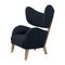 Fauteuil Raf Simons Vidar 3 My Own Chair en Chêne Naturel Bleu de par Lassen, Set de 4 2