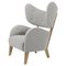 Light Grey Natural Oak Raf Simons Vidar 3 My Own Chair Lounge Chair from by Lassen 1