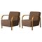 Square / Hallingdal & Fiord Arch Lounge Chairs by Mazo Design, Set of 2 2