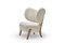 Moonlight Sheepskin Tmbo Lounge Chairs by Mazo Design, Set of 4 3