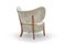 Moonlight Sheepskin Tmbo Lounge Chairs by Mazo Design, Set of 4 5