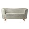 Green Tea Sheepskin and Natural Oak Mingle Sofa from by Lassen, Image 2