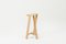 Medium Pausa Oak Stools by Pierre-Emmanuel Vandeputte, Set of 2, Image 3