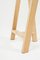 Medium Pausa Oak Stools by Pierre-Emmanuel Vandeputte, Set of 2 6