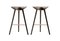 Brown Oak and Copper Bar Stools from by Lassen, Set of 2 2