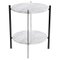 White Carrara Marble Deck Table by Ox Denmarq, Image 1