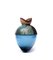 Blue and Turquoise Butterfly Stacking Vessel by Pia Wüstenberg 2