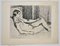 Bertrand Py, Nude Woman, Original Etching, 20th-Century, Image 2