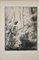 Alphonse Legros, Death and the Lumberjack, Original Etching, 1876 1