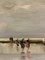 Carlo Follini, Paesaggio al delta del Po, fine XIX secolo, Olio su tela, Incorniciato, Immagine 4