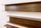 Mid-Century Italian Wooden Shelves, 1960s, Set of 4 8