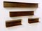 Mid-Century Italian Wooden Shelves, 1960s, Set of 4, Image 3