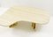 Mid-Century Italian Boomerang Coffee Table in Travertine, 1970s 5