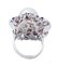 14 Karat White Gold Ring With South-Sea Pearl, Rubies, Sapphires & Diamonds, Image 3