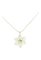 Luise Pearl Yellow Gold Flower Pendant, Image 2