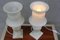 Milky Alabaster Table Lamps in Light White Marble Stone, Set of 2 4