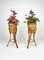 Mid-Century Planters in Rattan & Bamboo, Italy, 1960s, Set of 2, Image 6