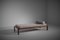 Sofá cama L03 de olmo macizo de Pierre Chapo, France, años 60, Imagen 6