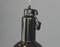 Schwarz emaillierte Bauhaus Fabriklampe, 1930er 5