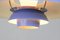 Lampe à Suspension Modèle PH5 Bleue de Louis Poulsen, 1960s 2