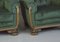 Empire German Green Velvet Armchairs, 1900, Set of 2 5
