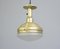 Brass Ceiling Light by Carl Zeiss Jena for Behr, 1920s 1