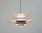 Purple Model Ph5 Pendant Light from Louis Poulsen, 1960s 4