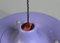 Purple Model Ph5 Pendant Light from Louis Poulsen, 1960s 9